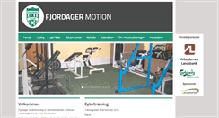 Desktop Screenshot of fjordager-motion.dk
